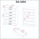 Ver imagem 7 de Sapateira Multiuso com Gaveta Tecnomobili Branca - Sa3404