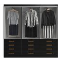 Ver imagem 2 de Guarda-roupa 6 Portas e 12 Gavetas New Mônaco