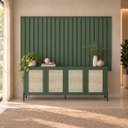 Ver imagem 1 de Kit Smart com Buffet Bend Sextavado Principal Incolar Musgo Metal Preto