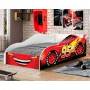 Ver imagem 2 de Cama Carro Vermelho Solteiro Menino Menina Mcqueen Relâmpago Moveis House