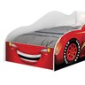 Cama Carro Vermelho Solteiro Menino Menina Mcqueen Relâmpago Moveis House - 5