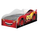 Ver imagem 1 de Cama Carro Vermelho Solteiro Menino Menina Mcqueen Relâmpago Moveis House