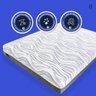 Colchão Casal Sebian Mattress Molas Ensacadas Visco Elástico 138x188 Megalastic Embalagem a Vácuo Memórias Sebian - 6