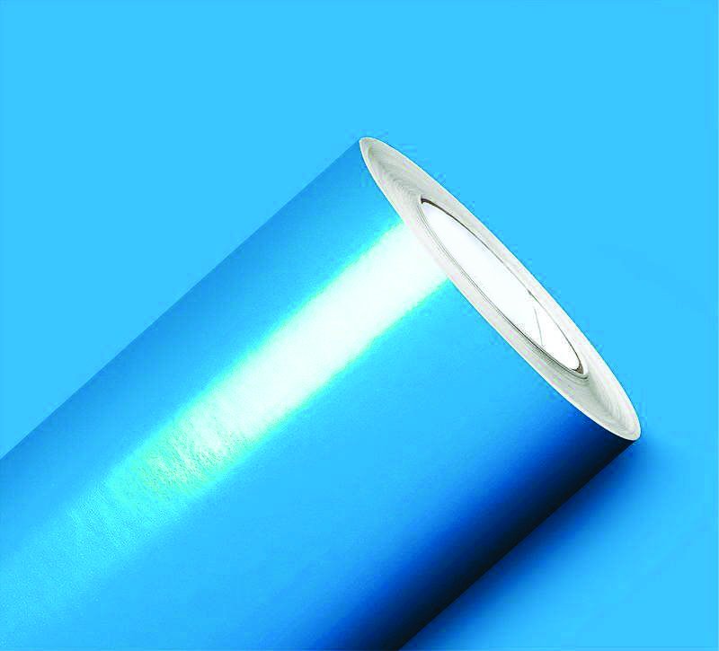 Papel Adesivo Vinílico Moveis Geladeira Azul Céu 800x100 | MadeiraMadeira