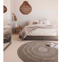 Ver imagem 1 de Tapete Prata Lotus 2,00 Redondo - Tapetes Via Star