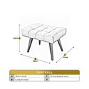 Ver imagem 3 de Puff Banqueta em Madeira Maciça Theo