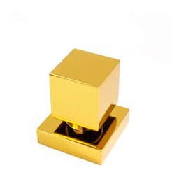 Acabamento para Registro Samer Metais Quadrado 3/4 Padrão Deca Metal Dourado - 1