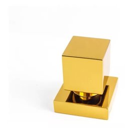 Acabamento para Registro Samer Metais Quadrado 3/4 Padrão Deca Metal Dourado - 4
