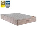 Ver imagem 6 de Cama Baú Casal Suede + Colchão Casal Ortobom Airtech Molas Springpocket (65x138x188) Cinza