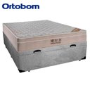 Ver imagem 4 de Cama Baú Casal Suede + Colchão Casal Ortobom Airtech Molas Springpocket (65x138x188) Cinza
