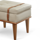 Ver imagem 4 de Puff Banqueta Madeira Maciça Londres Luxo