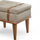 Ver imagem 4 de Puff Banqueta Madeira Maciça Londres Luxo