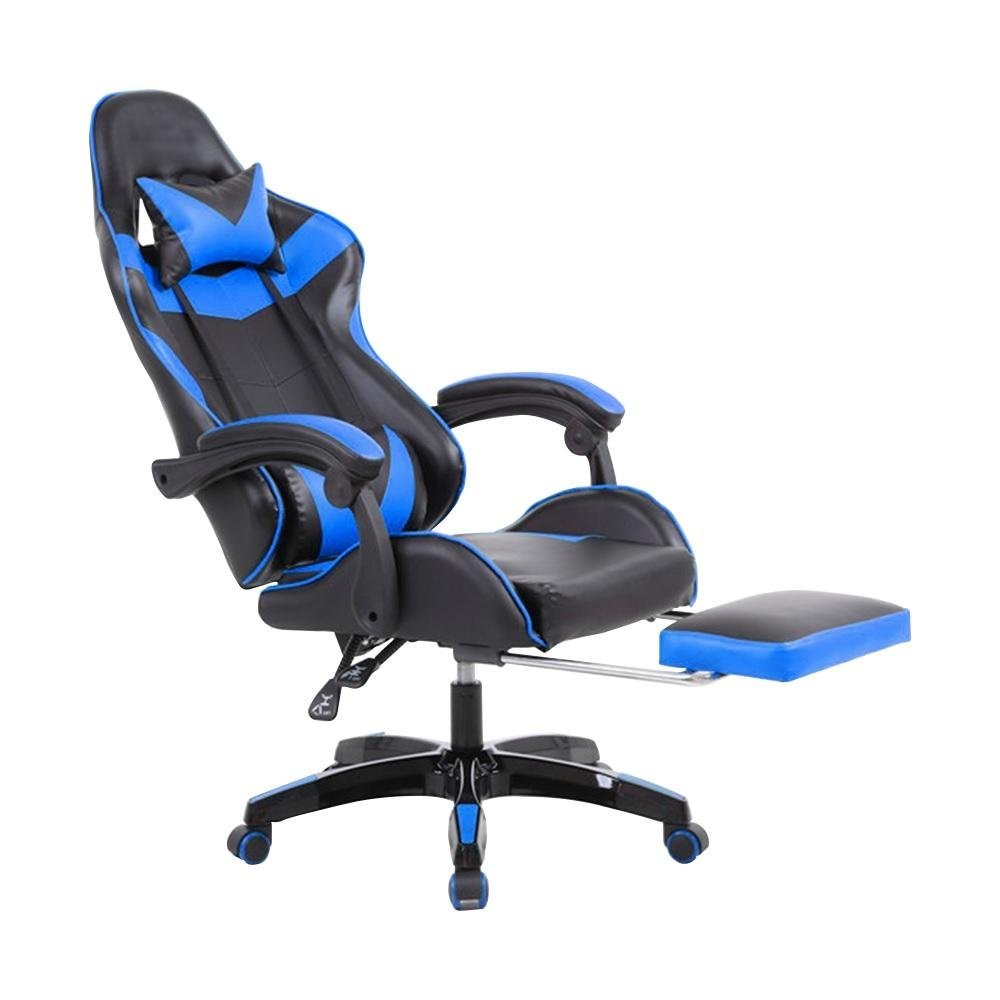 Cadeira Gamer Prizi Canvas - Azul - 4