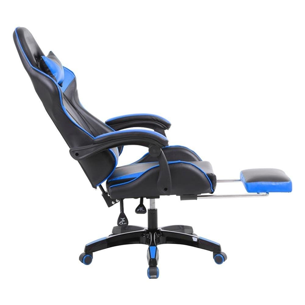 Cadeira Gamer Prizi Canvas - Azul - 5