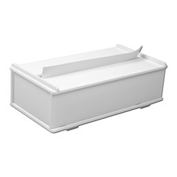 Toalheiro Porta Papel Toalha Interfolha em Acrílico Branco 4mm - 1