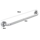 Ver imagem 2 de Alça Barra Apoio 70cm Inox Kit 3 Uni Acessibilidade Criança Idoso Gestante Anti Queda Resistente Seg