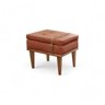 Puff Banqueta Madeira Maciça Londres Luxo - 2