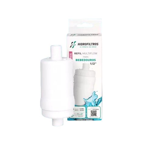 Kit 02 Un Refil Multiflow Hidrofiltros Bebedouros Geladeiras