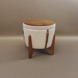 Puff Banqueta Fênix Baú Mesa Design Moderno - 7