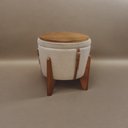 Ver imagem 7 de Puff Banqueta Fênix Baú Mesa Design Moderno Bege