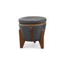 Ver imagem 6 de Puff Banqueta Fênix Baú Mesa Design Moderno Cinza