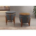 Ver imagem 2 de Puff Banqueta Fênix Baú Mesa Design Moderno