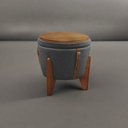 Ver imagem 7 de Puff Banqueta Fênix Baú Mesa Design Moderno Cinza