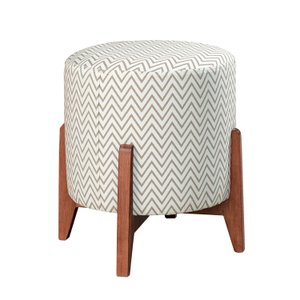 Puff Banqueta Madeira Maciça Thor Luxo