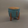 Puff Banqueta Fênix Baú Mesa Design Moderno - 7