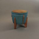 Ver imagem 7 de Puff Banqueta Fênix Baú Mesa Design Moderno Azul
