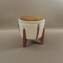 Puff Banqueta Fênix Baú Mesa Design Moderno - 7