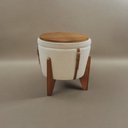 Ver imagem 7 de Puff Banqueta Fênix Baú Mesa Design Moderno Bege Claro