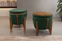 Ver imagem 2 de Puff Banqueta Fênix Baú Mesa Design Moderno Verde