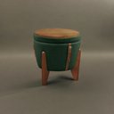 Ver imagem 7 de Puff Banqueta Fênix Baú Mesa Design Moderno Verde