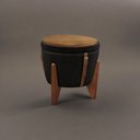 Ver imagem 7 de Puff Banqueta Fênix Baú Mesa Design Moderno Preto