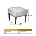 Ver imagem 3 de Puff Banqueta Madeira Maciça Maya Luxo Preto