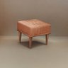 Puff Banqueta Madeira Maciça Maya Luxo - 1