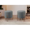 Ver imagem 2 de Puff Banqueta 45x50cm Mali Luxo