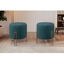 Ver imagem 2 de Puff Banqueta 45x50cm Mali Luxo