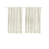 Cortina Renda Cozinha Tulipa Bege 2,00larg X 1,30alt - 1