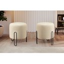 Ver imagem 1 de Puff Banqueta 45x50cm Mali Luxo