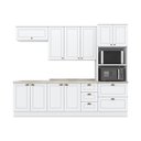 Ver imagem 7 de Kit de Cozinha Modulada 7 Peças Americana (2 Aéreos. 2 Balcões, 1 Paneleiro, 2 Complemento)