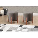 Ver imagem 2 de Puff Banqueta Madeira Maciça Thor Luxo