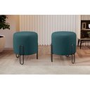 Ver imagem 2 de Puff Banqueta 45x50cm Mali Luxo