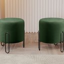 Ver imagem 2 de Puff Banqueta 45x50cm Mali Luxo