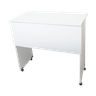 Mesa Escrivaninha Escritório para Notebook Dobrável Home Office - Cor Branco - 5