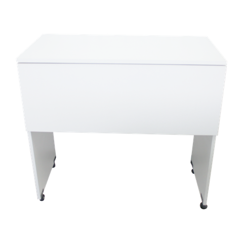 Mesa Escrivaninha Escritório para Notebook Dobrável Home Office - Cor Branco