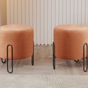 Ver imagem 2 de Puff Banqueta 45x50cm Mali Luxo