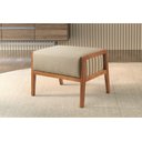 Ver imagem 1 de Puff Banqueta Madeira Maciça Gael Luxo