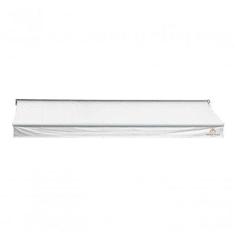 Toldo Articulado Flex - Pvc - 4,00m Branco Projeção 2,50